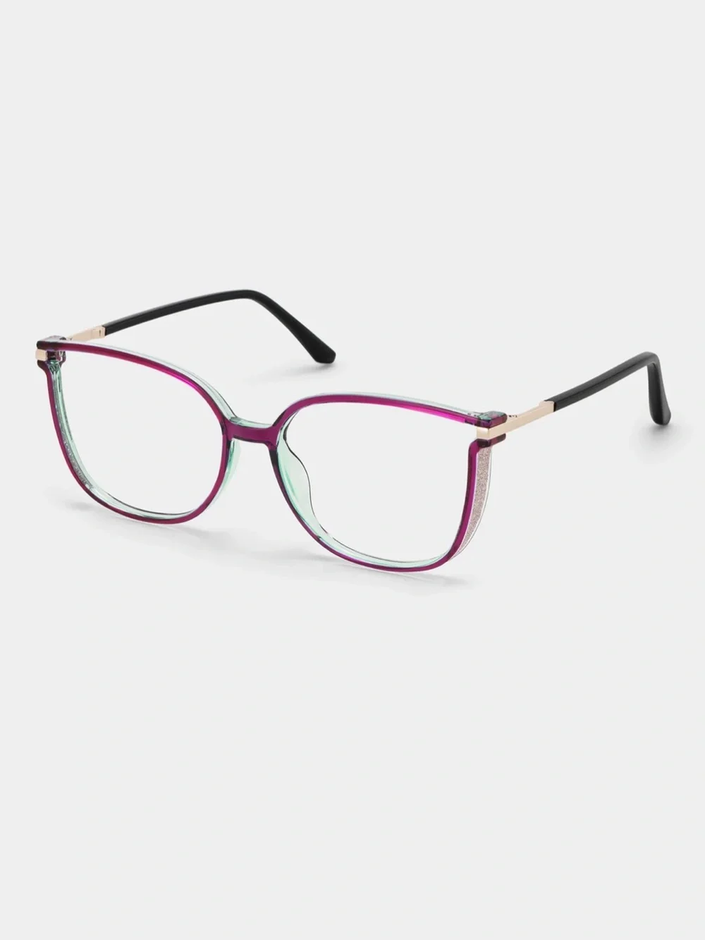 Effortlessly Stylish Women's Purple Fashion Glasses